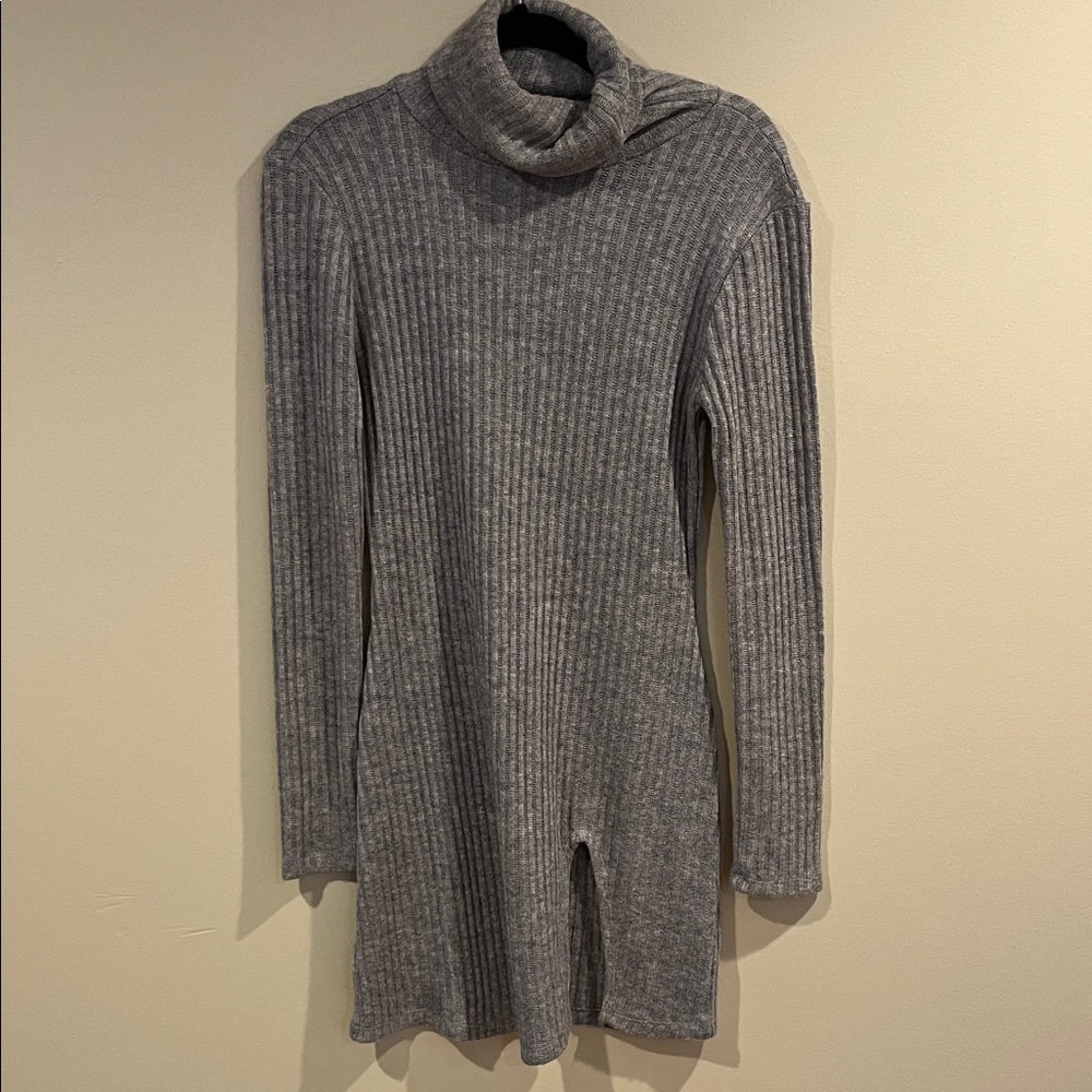 Tobi Heather Gray Knit Sweater